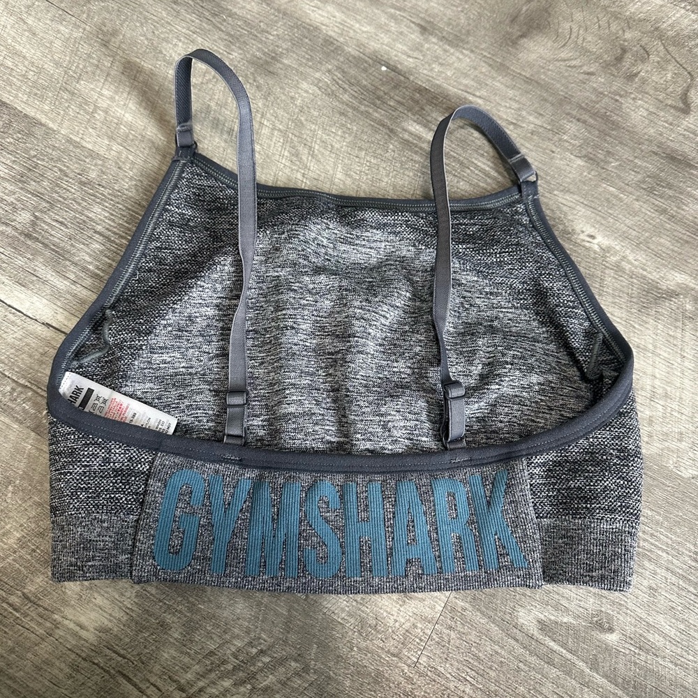 Gymshark Bra Size M Grey and Blue, Like New, Smoke Free Home